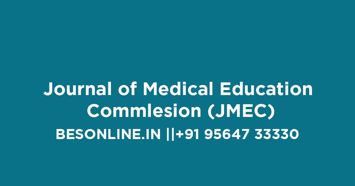 journal-of-medical-education-commlesion-jmec-about-the-journal